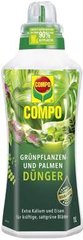 COMPO жидкое удобрение для зеленых растений и пальм 1 л