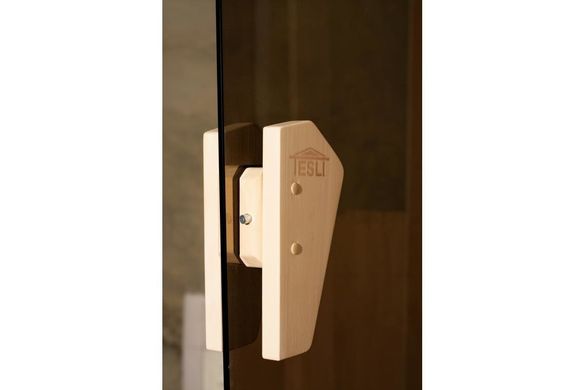 Двері для лазні та сауни Tesli Горгона 1900 х 700, 70/190, скляна, з малюнком, з порогом, универсальня, 8 мм