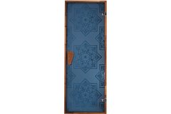 Двері для сауни та хаммама Tesli Сезам Blue 1900 х 700, 70/190