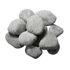 Камень для электрокаменок оливин диабаз обвалованный Saunum 5-10 см, 15 кг
