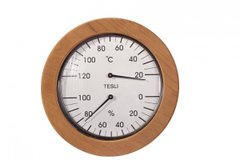 Термогигрометр для сауны и бани Tesli большой 205 мм