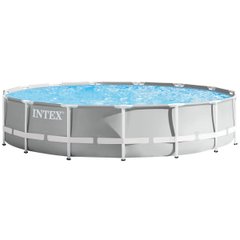 Каркасний басейн Intex 26724 (457х107 см) з картриджним фільтром, сходами та тентом