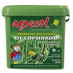 Удобрение для газонов от сорняков Agrecol 5 кг