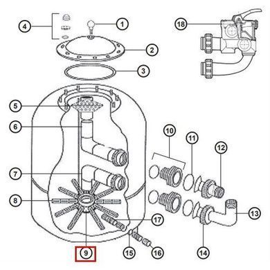 Дюзова коробка Hayward NCX12024