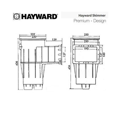 Скимер для бассейна Hayward 3111 LG Premium Standard под лайнер