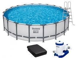 Каркасный бассейн Bestway 561FM (610х132 см) с картриджным фильтром, стремянкой и тентом