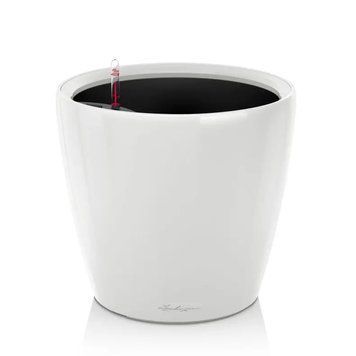 Вазон CLASSICO LS 50 білий блискучий