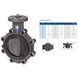 Дисковий затвор ProFlow "Serie H" EFFAST d90мм (FDRPFH0900)