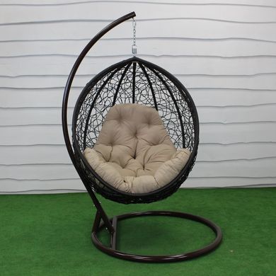 Подвесное кресло кокон "Наоми" (Арт.-101), Садовая мебель из искусственного ротанга