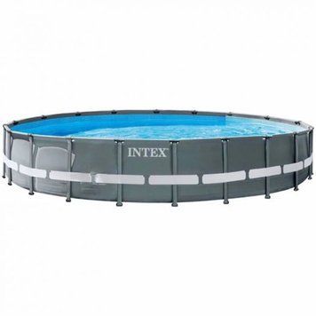 Каркасный бассейн Intex 26340 ULTRA XTR (732х132 см) с песочным фильтром, стремянкой, подкладкой и тентом