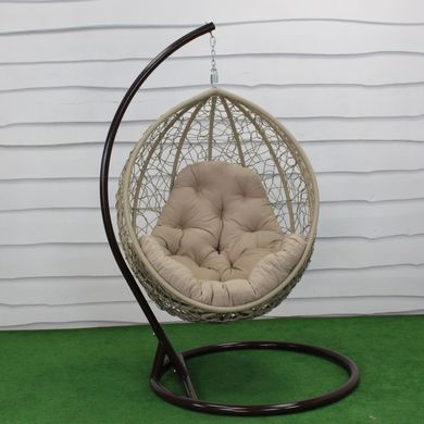 Подвесное кресло кокон "Наоми" (Арт.-102), Садовая мебель из искусственного ротанга