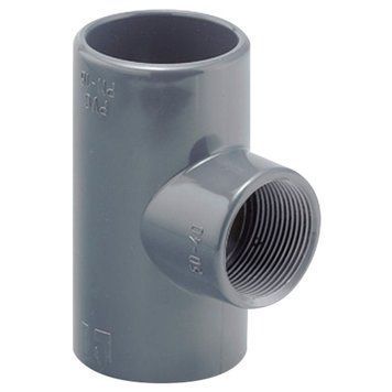 Трійник перехідний 90&deg; ПВХ Hidroten 1002231, BP, d32 мм, 1/2"