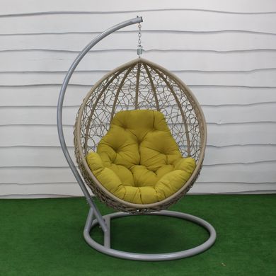 Подвесное кресло кокон "Наоми" (Арт.-104), Садовая мебель из искусственного ротанга